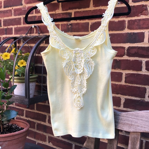 Cotton vintage inspired camisole tank top - Picture 4 of 5